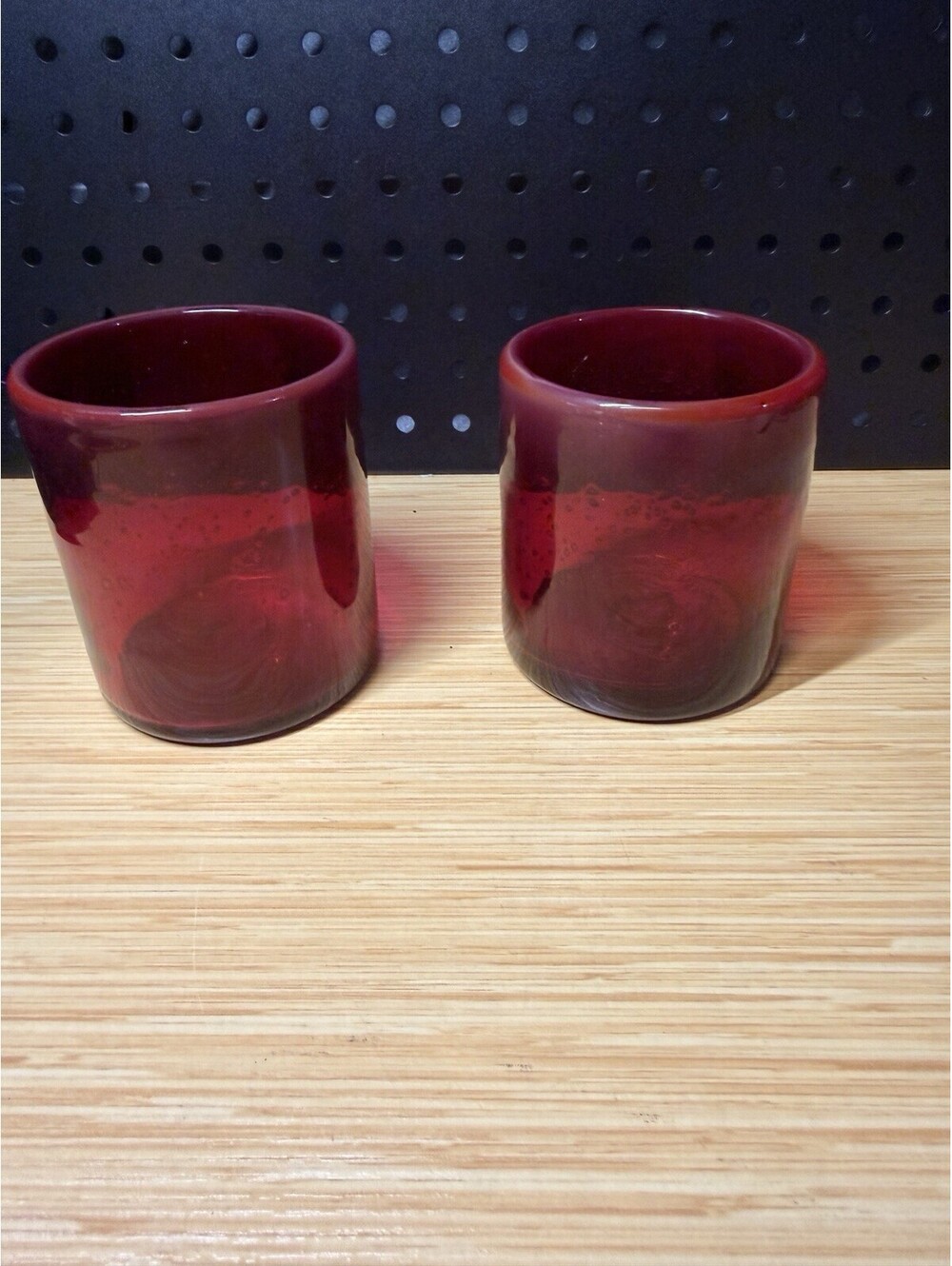 tabletops unlimited Chateau Ruby Red Set Of 2 Glasses